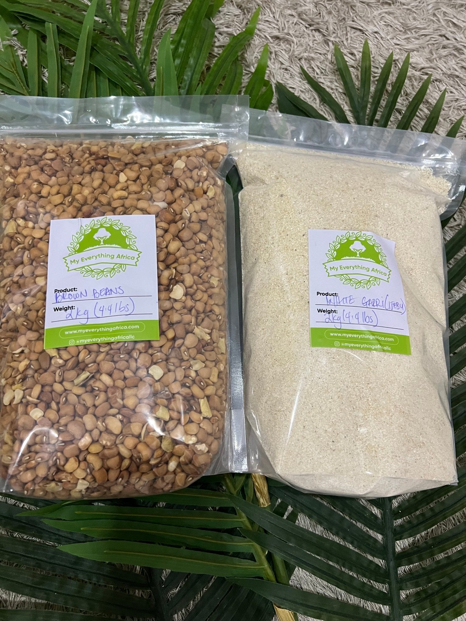 Brown Beans & Ijebu Garri Combo Deals - My Everything Africa