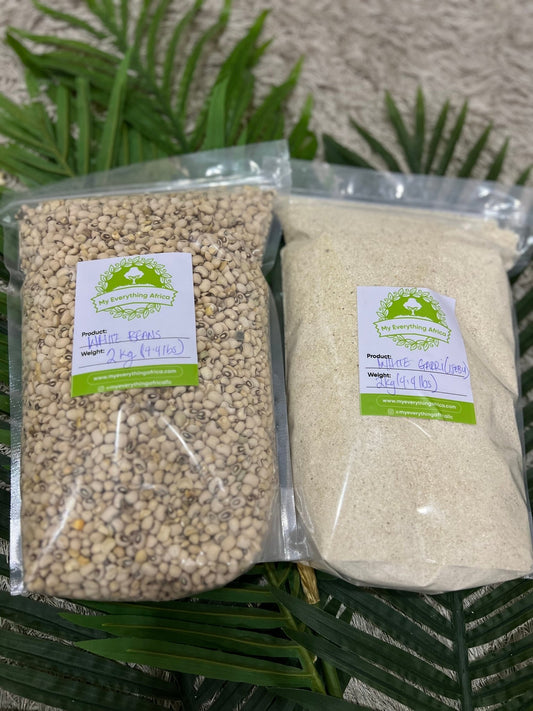 White Beans & Ijebu Garri Combo Deals - My Everything Africa